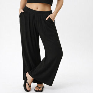 Rip Curl Pants Women's Size XS Black Premium Beach Surf Soft Lightweight Pullon